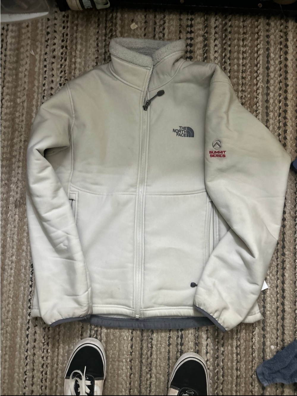 The North Face Women’s Summit Series Cream Fleece Jacket size Large